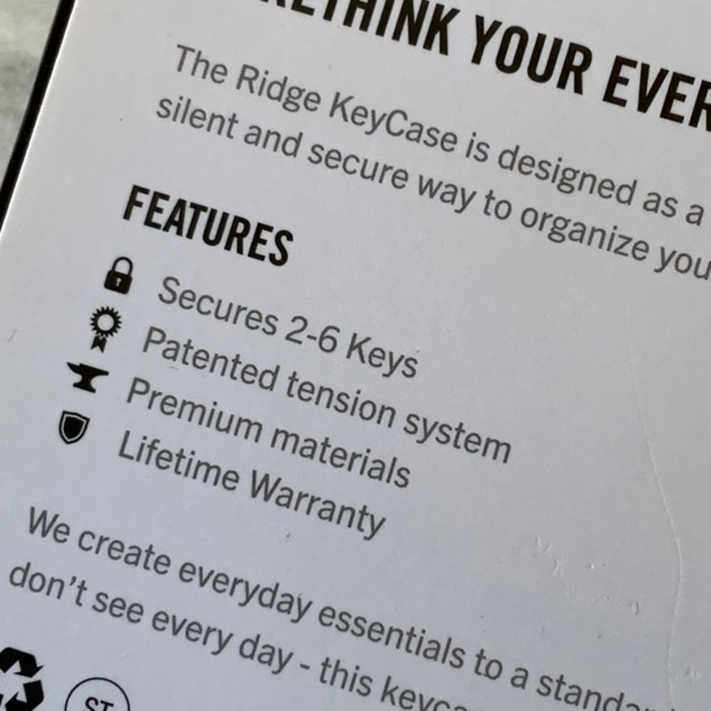 The Ridge KeyCase in Orange - Picture 4 of 10